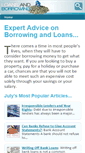 Mobile Screenshot of loansandborrowing.co.uk